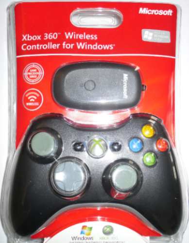 controle x-box 360 e pc, sem fio